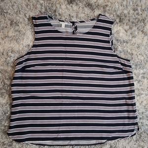 Talbots sleeveless blouse size L